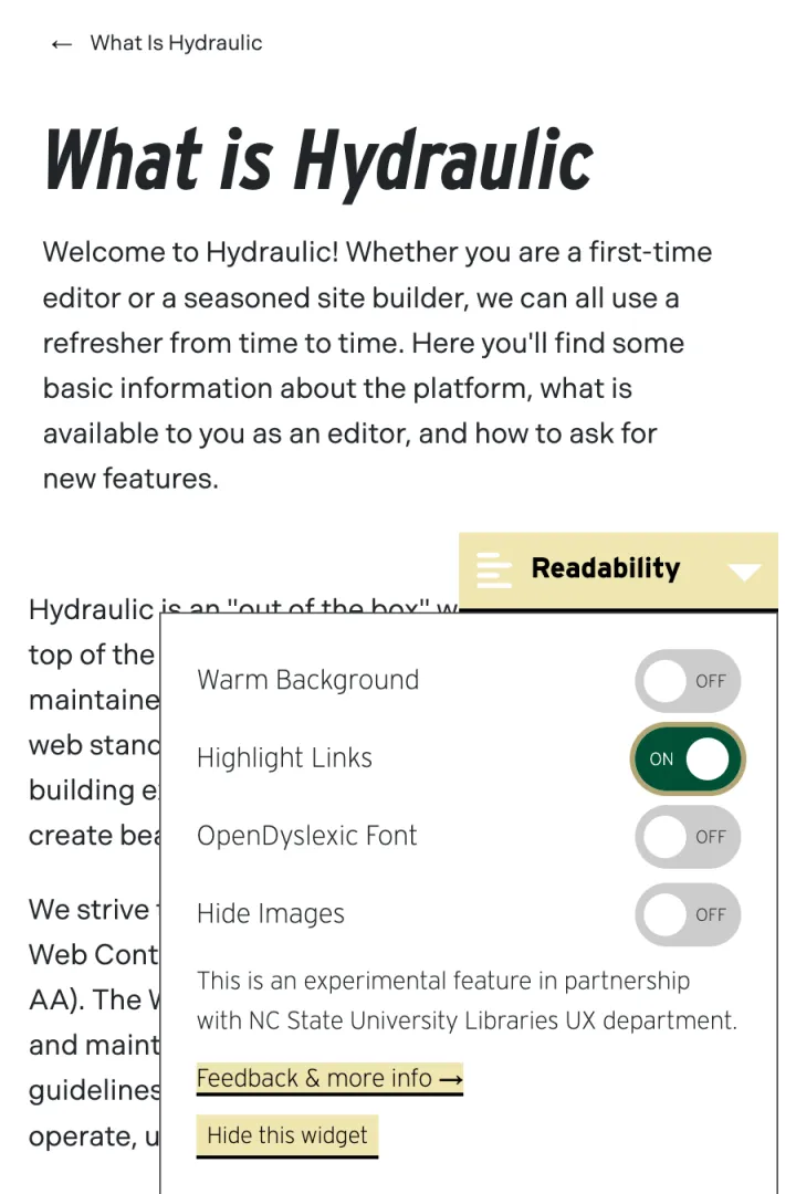 Highlight Links Enabled