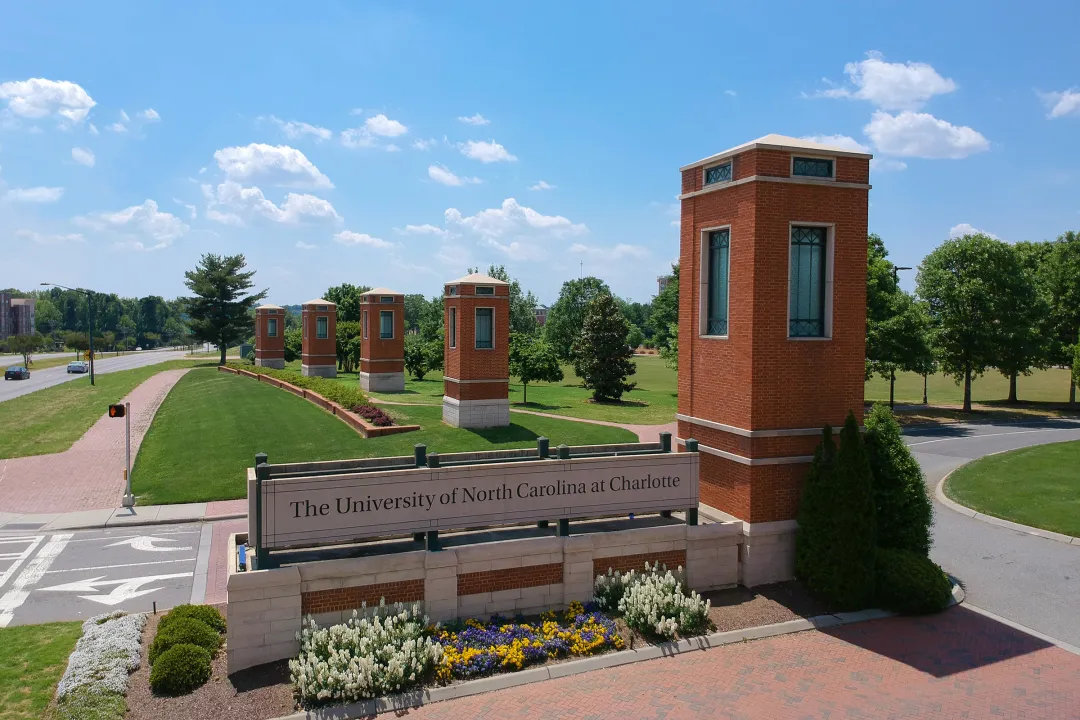 Aerial view of Dixon Gate on University City Blvd