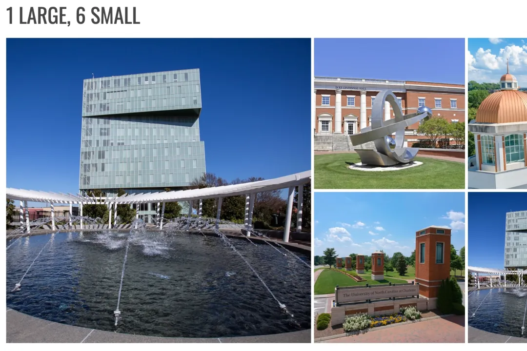 Sample of 1x6 Media Grid on Hydraulic v4